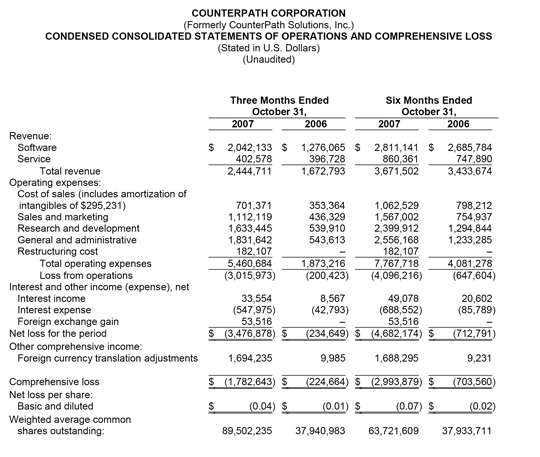 Second Quarter 2008 Fiscal Results - Image 2