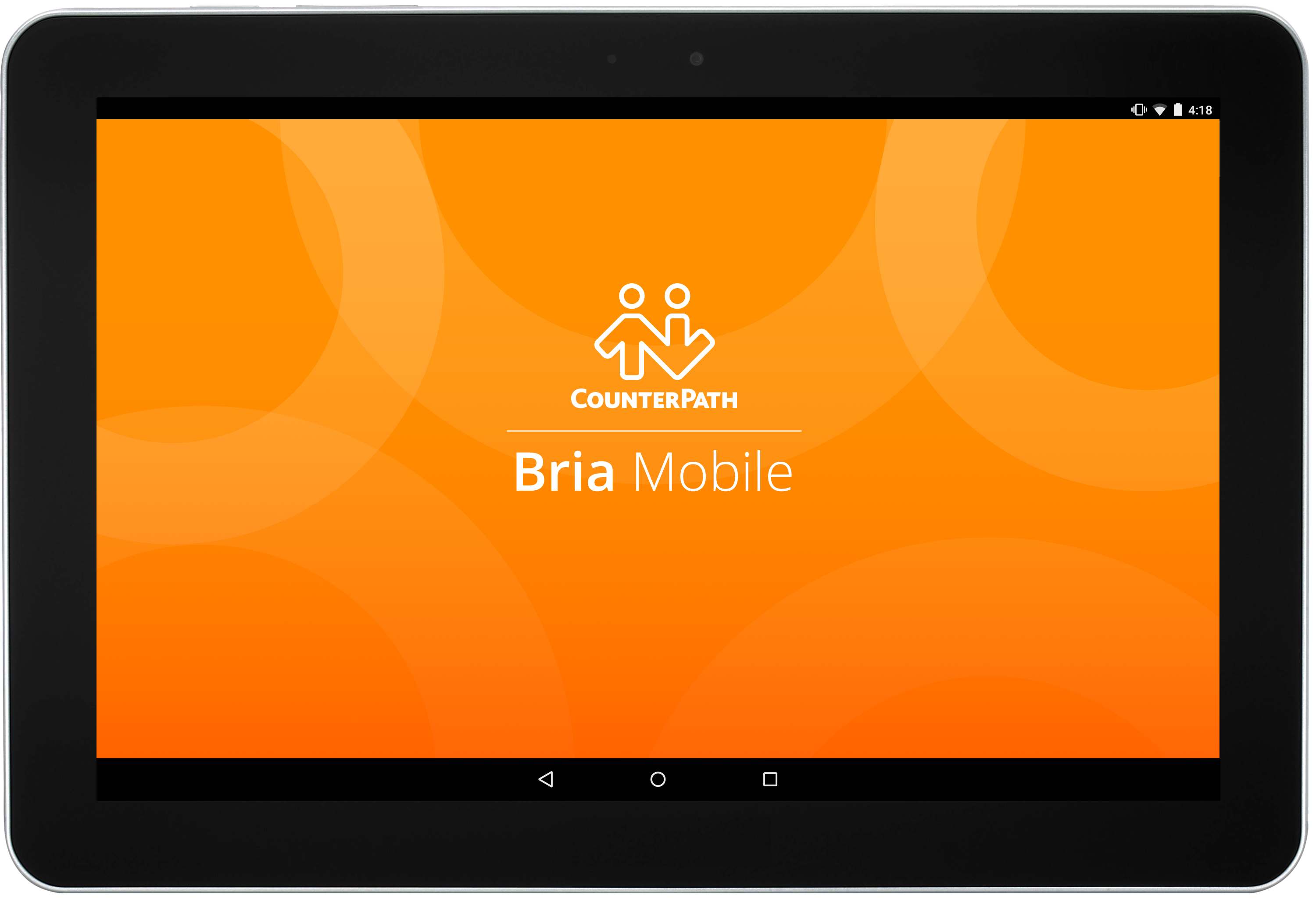 Android Tablet – splash