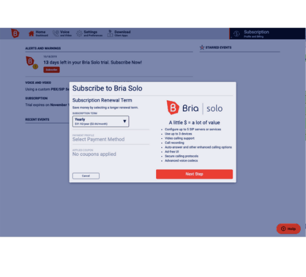 XLite is Bria Solo Softphone Client CounterPath